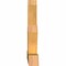 Ekena Millwork Saratoga Rough Sawn Timber Gable Bracket, Western Red Cedar, 48"W x 28"H x 4"D x 4"F, 14/12 Pitch GBW048X28X0404SAR00RWR - alternate 2